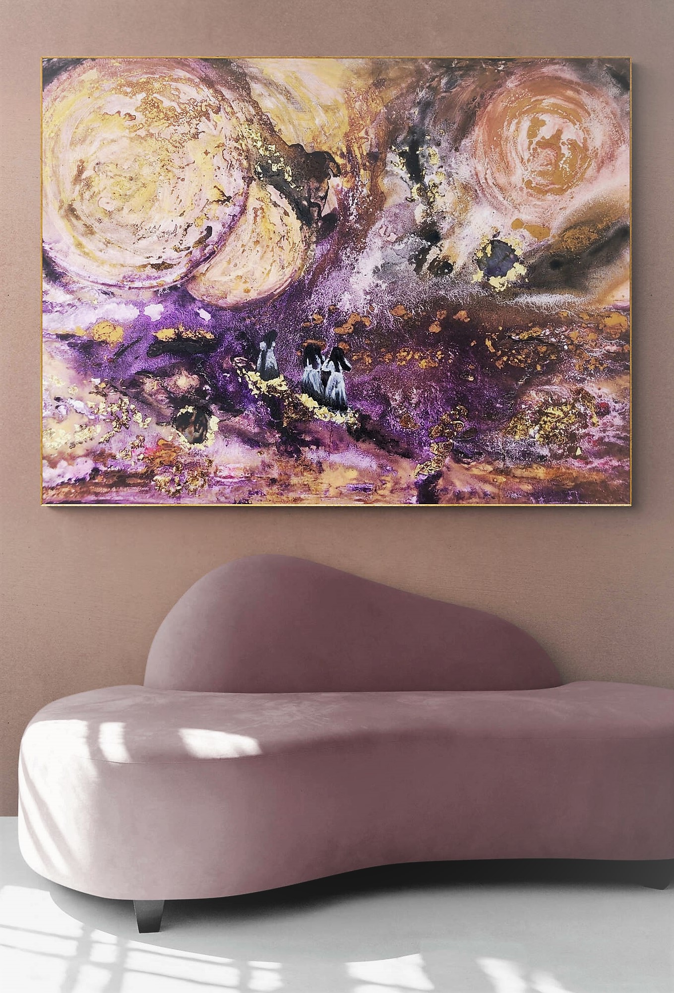 Modern chaise in living room 3